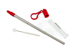 Telescopic Stainless Straw in Carabiner Case (Enovation Controls)