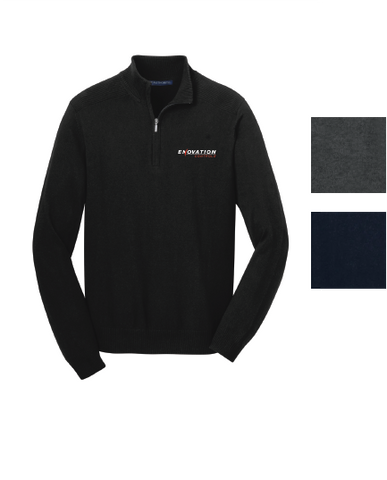 Port Authority Half Zip Sweater (Enovation Controls) (Men's)